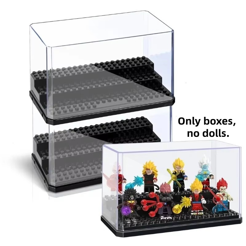 Model Kit Box - Compatible Building Block Display Box, Detachable
