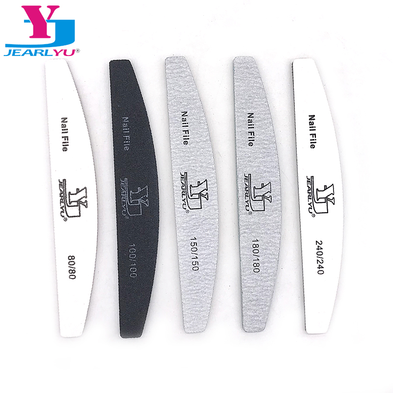 Sanding Stick Set - 2/5pcs/lot Moon Nail File Mix Color