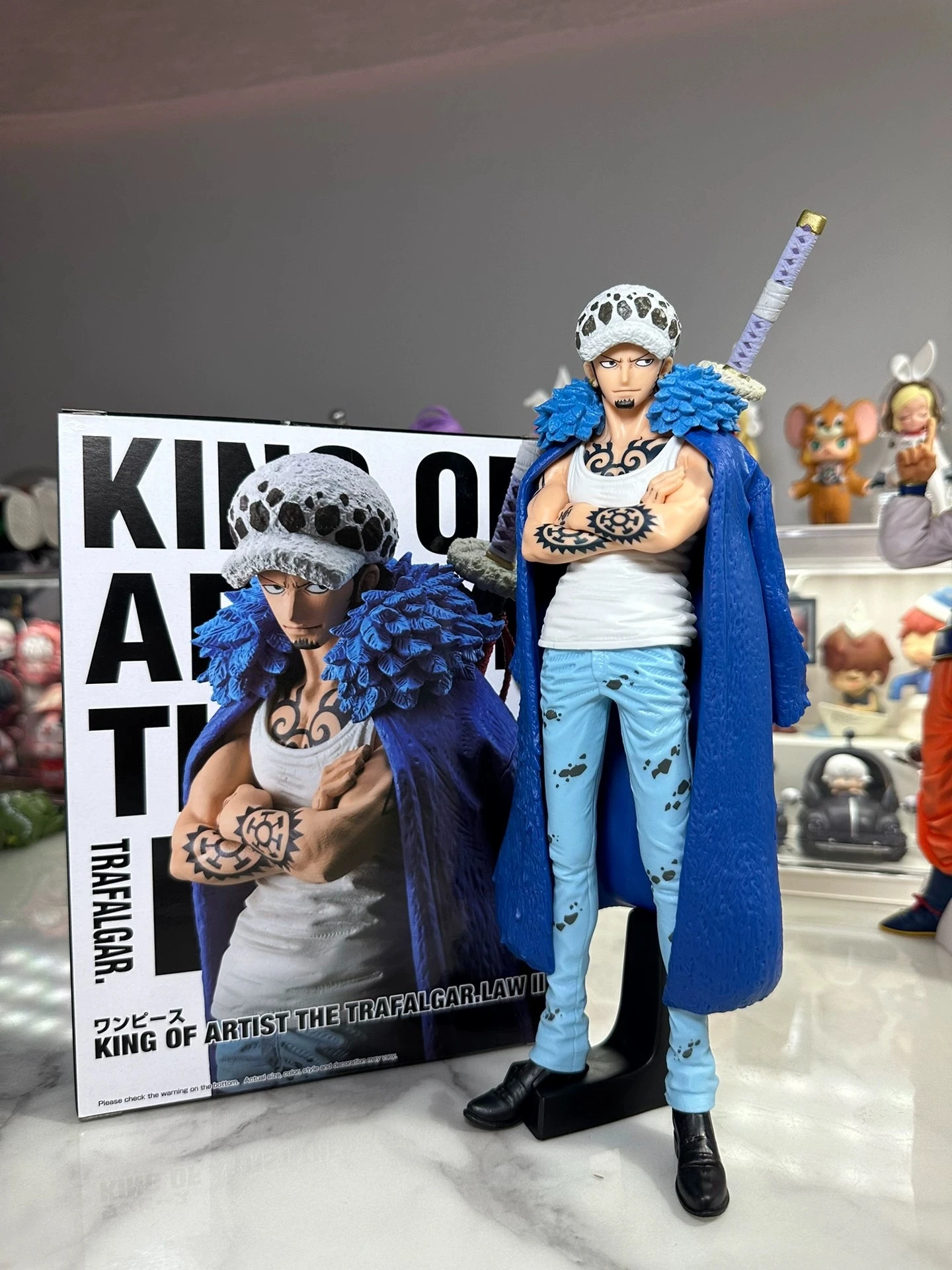 Model Kit Judge - Anime One Piece Luffy Law Figurine