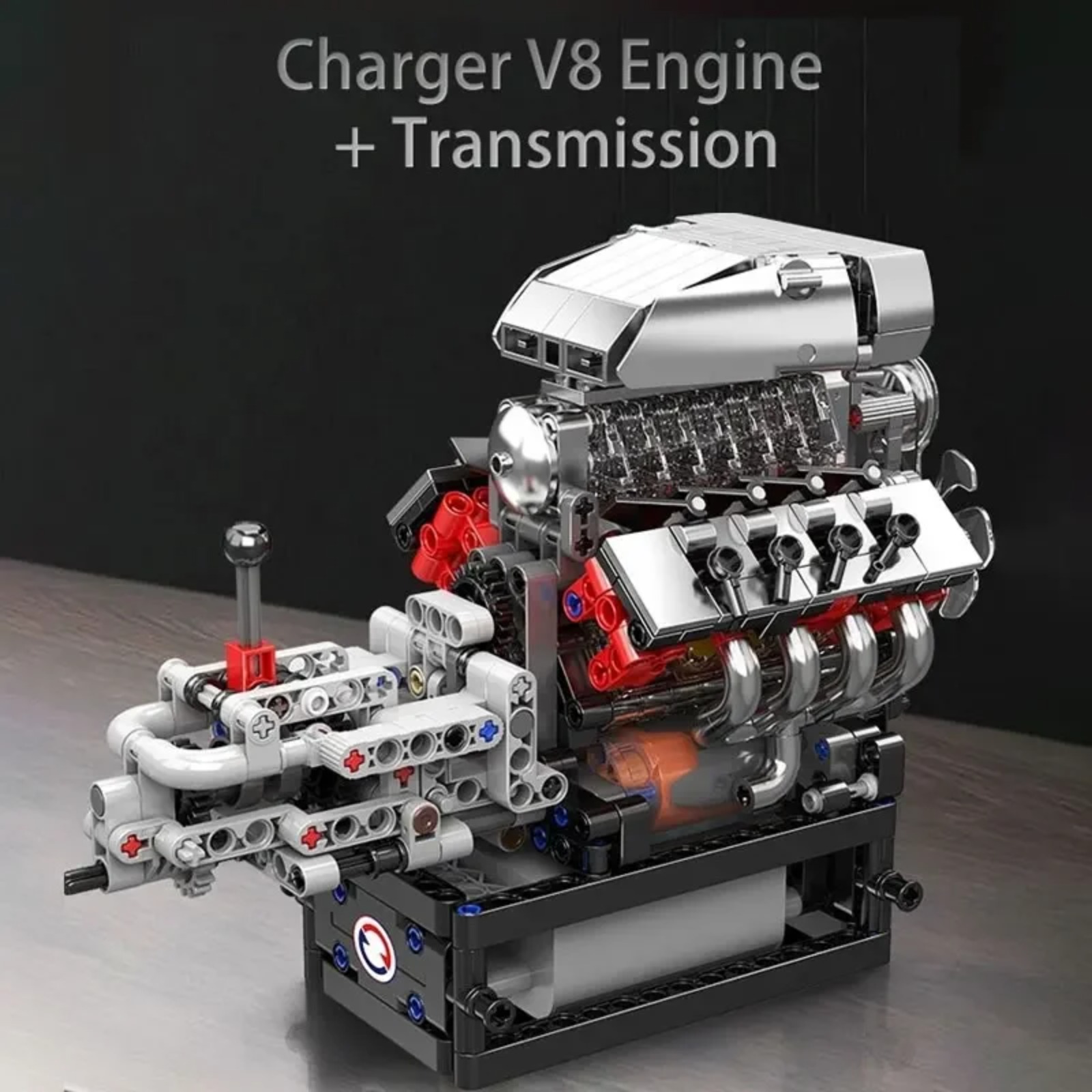 Mould King 10225 V8 Engine Mod - Model Kit V8 Engine ulasan dan harga