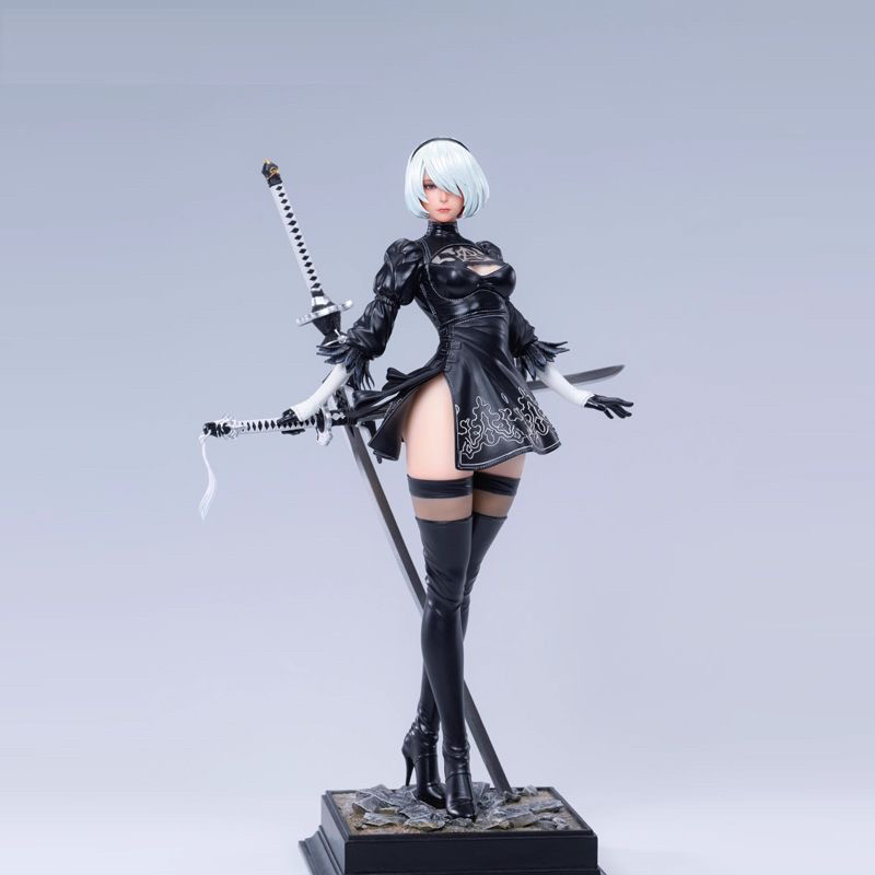 Nier Automata 2b Anime Girl Gk - Model Kit Nier Automata ulasan dan harga