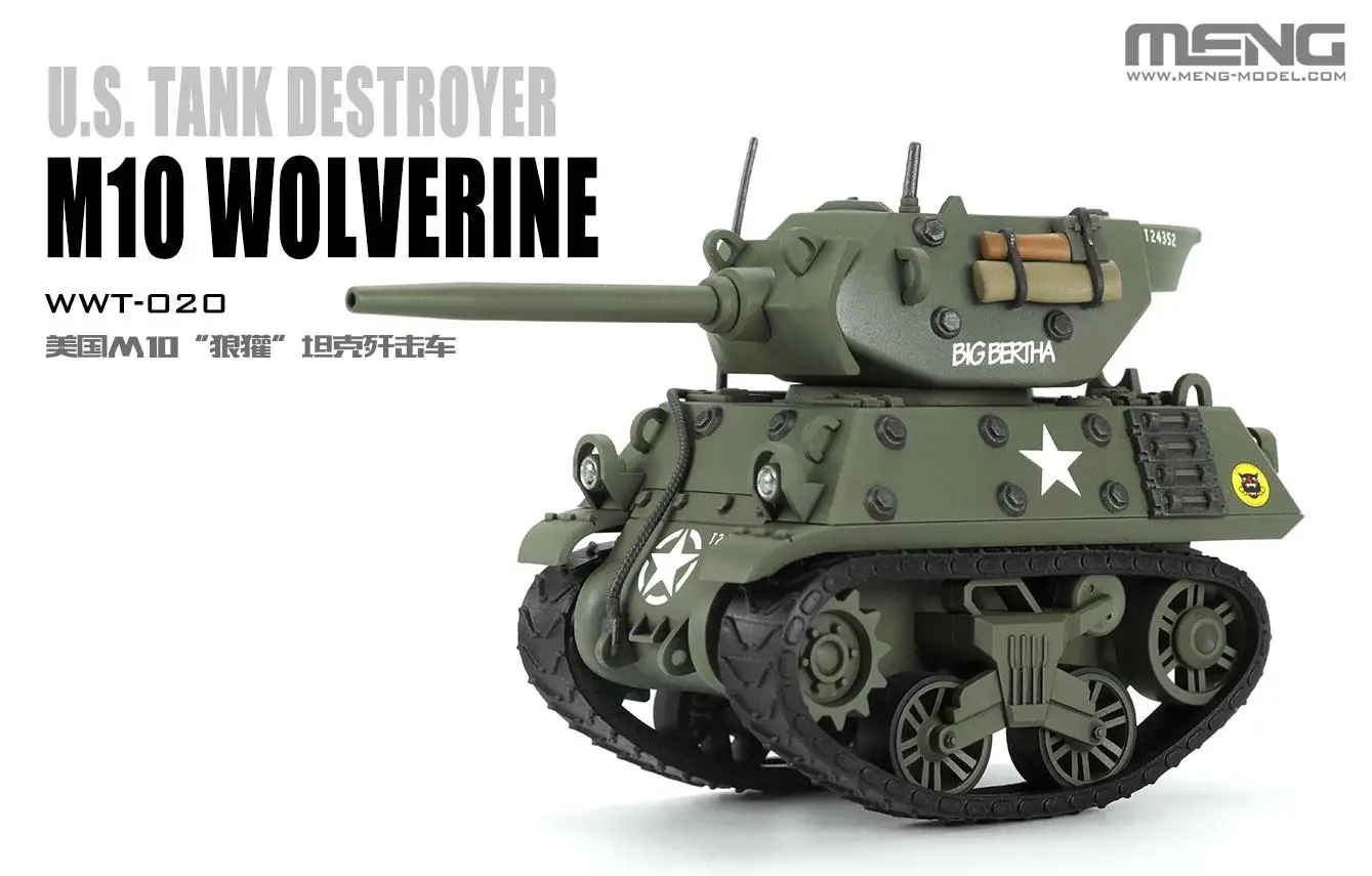 MENG Model WWT U.S. Tank Destr - Model Kit Wolverine ulasan dan harga