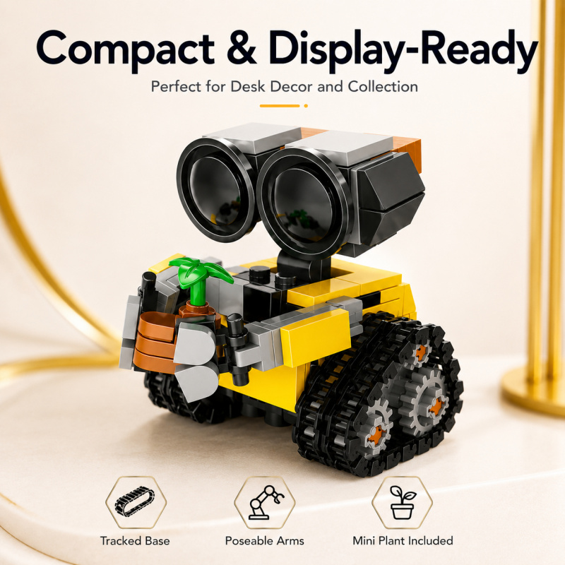 Mini Robot Building Blocks Set - Model Kit Accessories ulasan dan harga