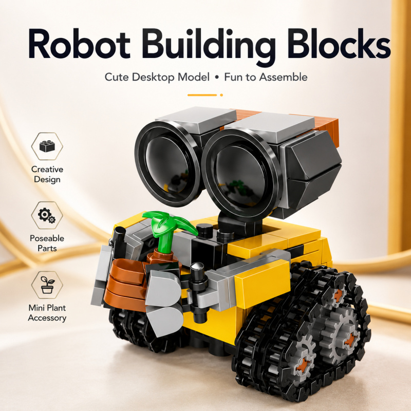 Mini Robot Building Blocks Set - Model Kit Accessories ulasan dan harga