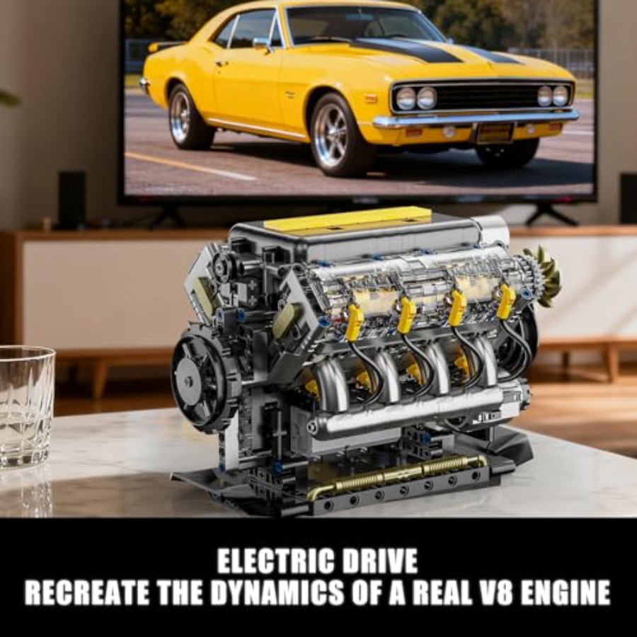 V8 Engine Model Kit that Runs, - Model Kit V8 Engine ulasan dan harga