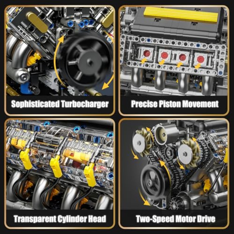 V8 Engine Model Kit that Runs, - Model Kit V8 Engine ulasan dan harga