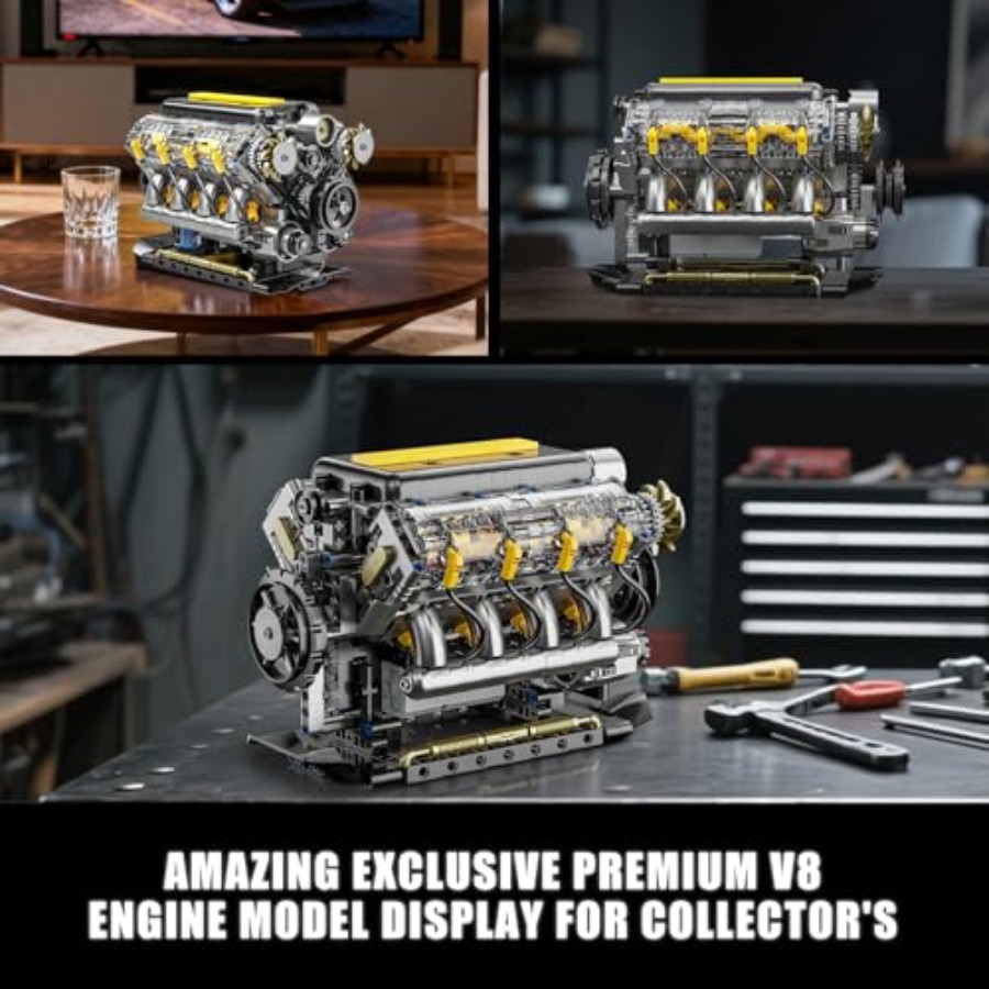 V8 Engine Model Kit that Runs, - Model Kit V8 Engine ulasan dan harga