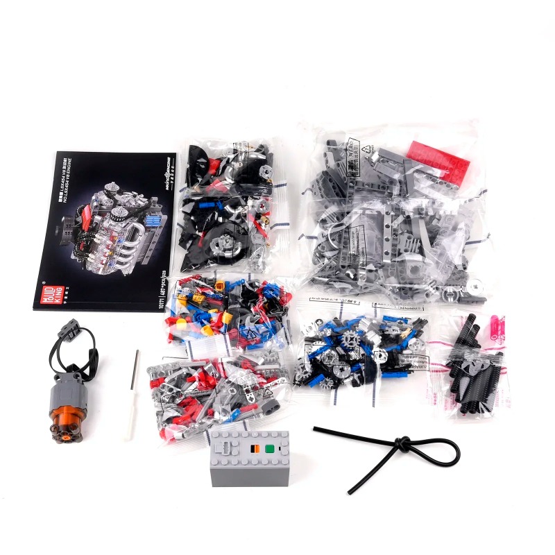 Mould King 10171 LSX454 V8 Eng - Model Kit V8 Engine ulasan dan harga
