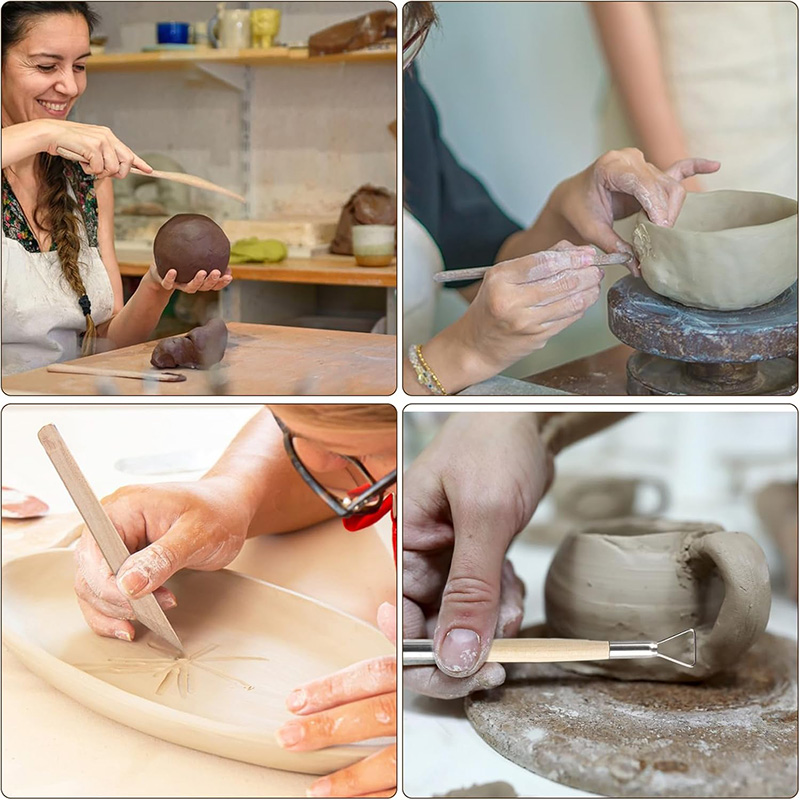 13 Pcs Pottery Clay Sculpting  - Model Kit Tool Set ulasan dan harga