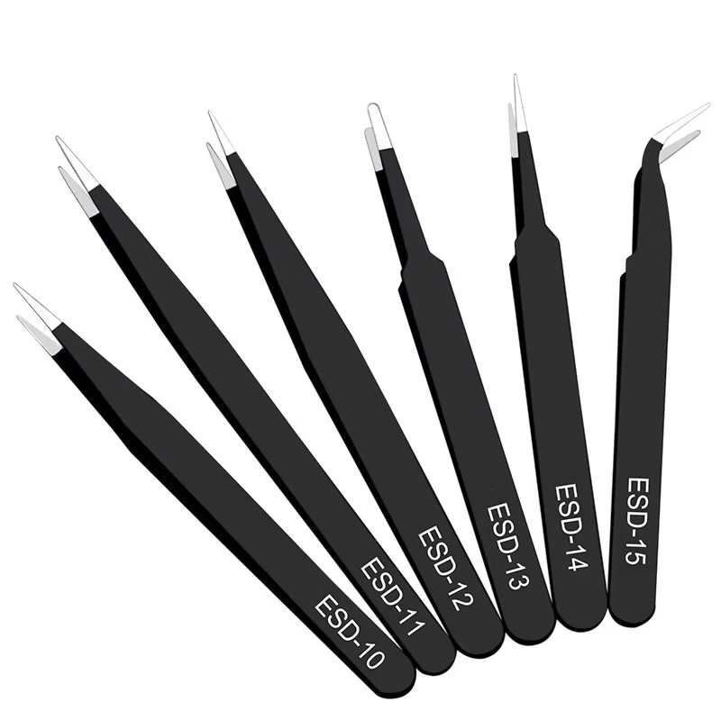 6pcs anti-static stainless ste - Model Kit Nippers ulasan dan harga