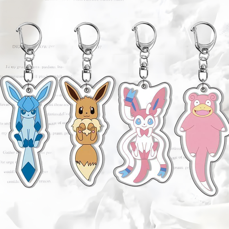 Eevee Double Sided Key Chain A - Model Kit Accessories ulasan dan harga