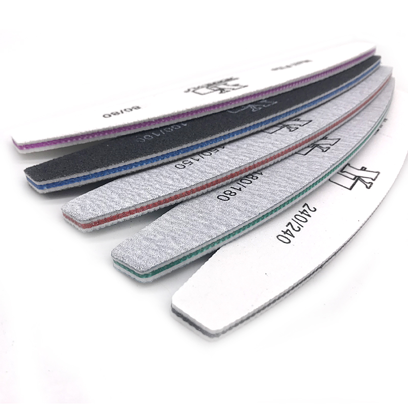 2/5pcs/lot Moon Nail File Mix  - Sanding Stick Set ulasan dan harga