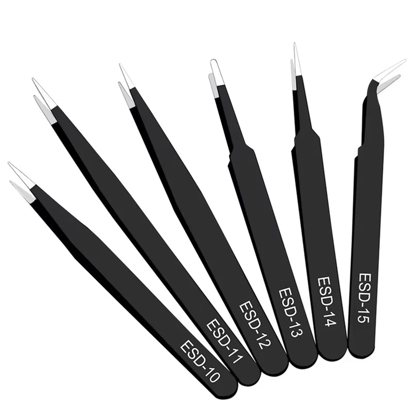 6pcs anti-static stainless ste - Model Kit Nippers ulasan dan harga