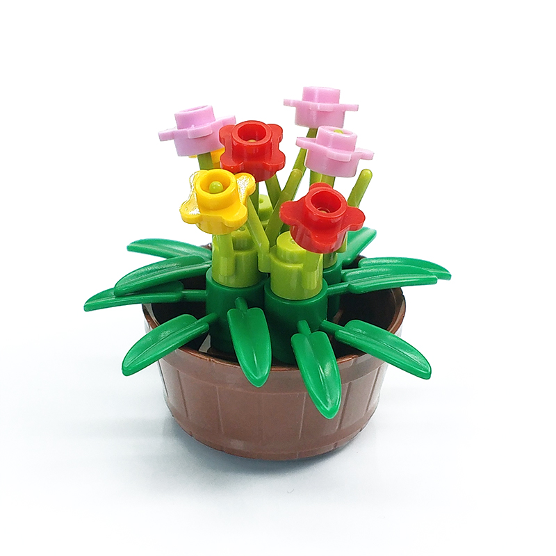 MOC Tree Plant Building Blocks - Lego Set City ulasan dan harga
