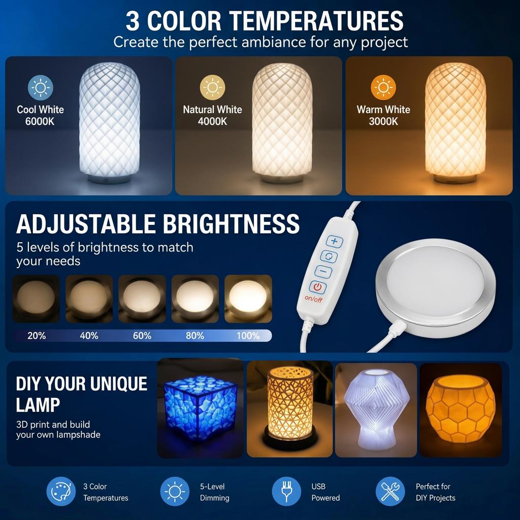 For Bambu Lab Led Lamp Kit Adj - Model Kit Rg ulasan dan harga