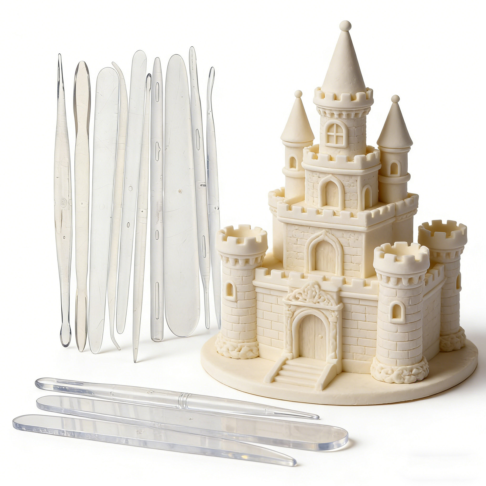 1Set Fondant Tool Set Plastic  - Model Kit Tool Set ulasan dan harga