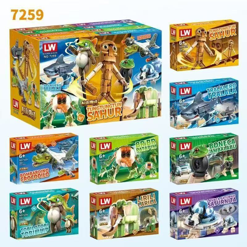 Anime Italian Brainrot Tralale - Model Kit Box ulasan dan harga