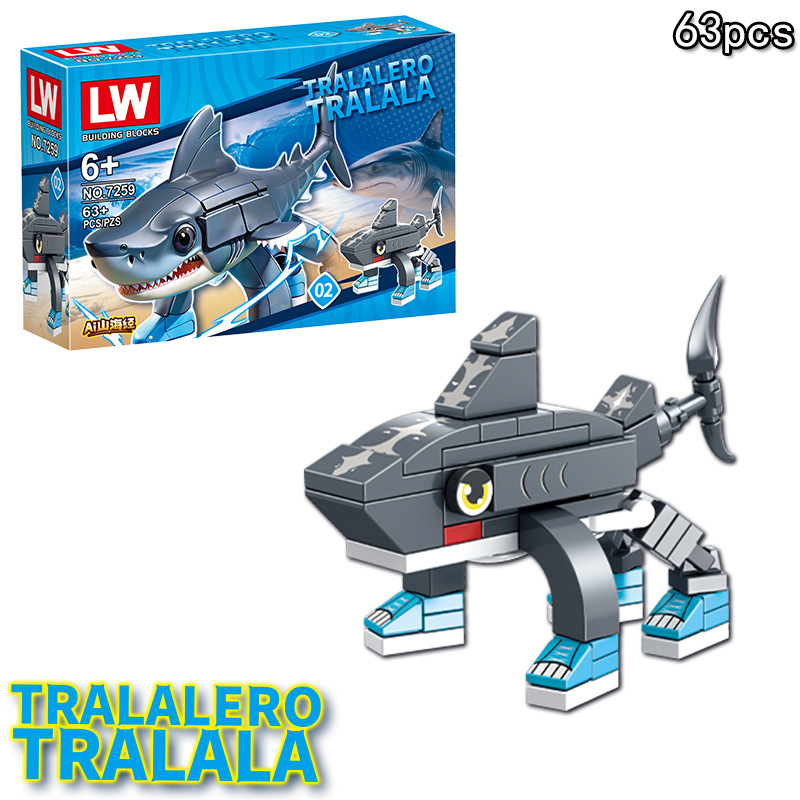 Anime Italian Brainrot Tralale - Model Kit Box ulasan dan harga