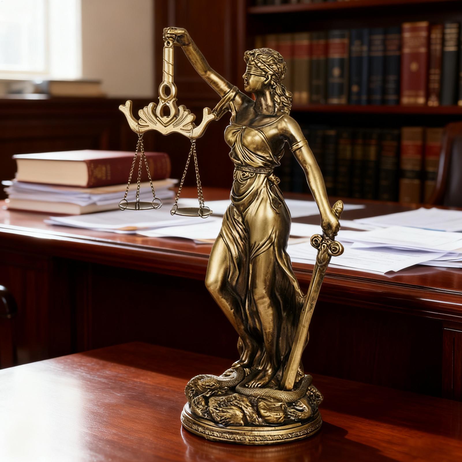 Lady Justice Statue Figurine S - Model Kit Judge ulasan dan harga