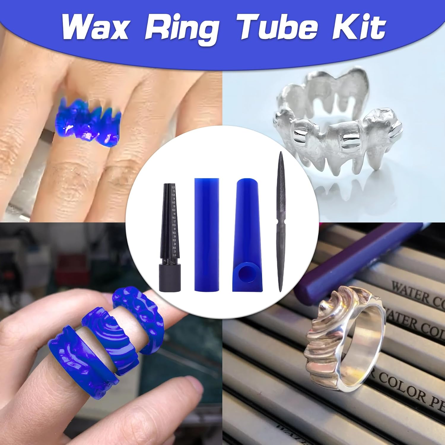 4Pcs/Set Professional Wax Ring - Model Kit Tool Set ulasan dan harga