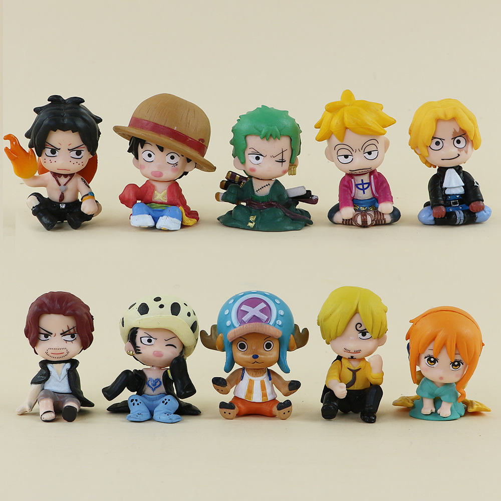 One Piece 10PCS  Figures Set L - Model Kit Judge ulasan dan harga