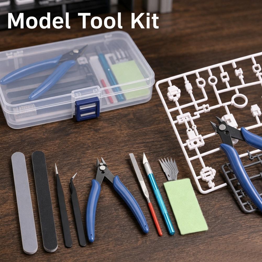 14-Piece Model Craft Tool Kit  - Model Kit Nippers ulasan dan harga