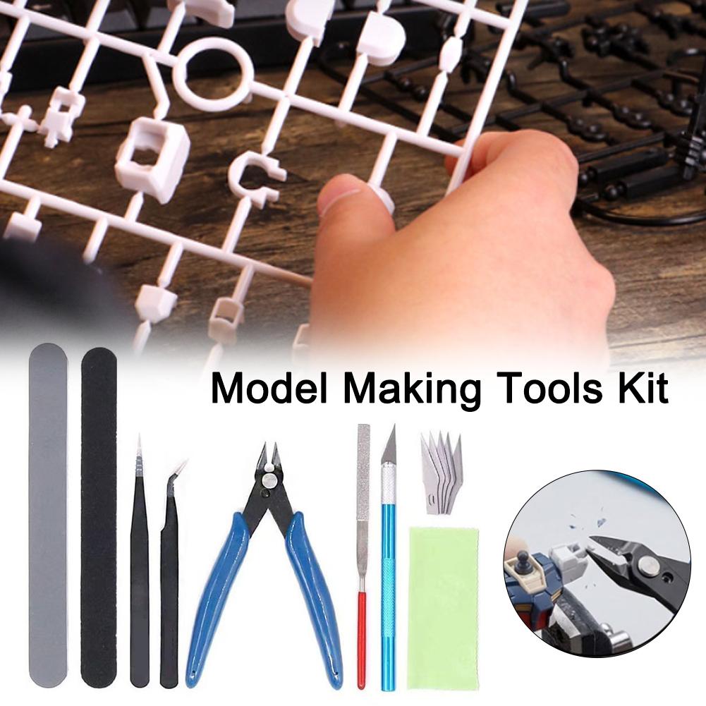 14-Piece Model Craft Tool Kit  - Model Kit Nippers ulasan dan harga