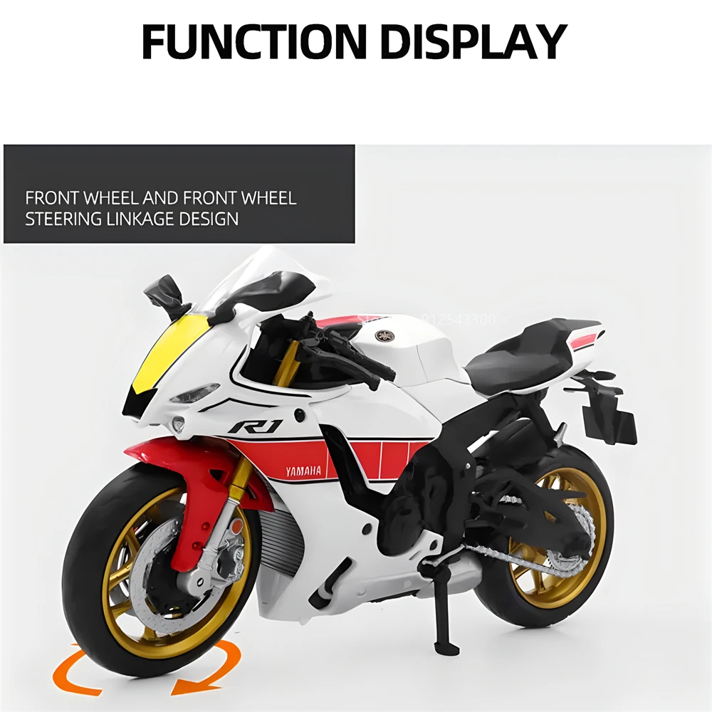 1/12 Scale Yamaha YZF-R1M Moto - Model Kit Yamaha ulasan dan harga