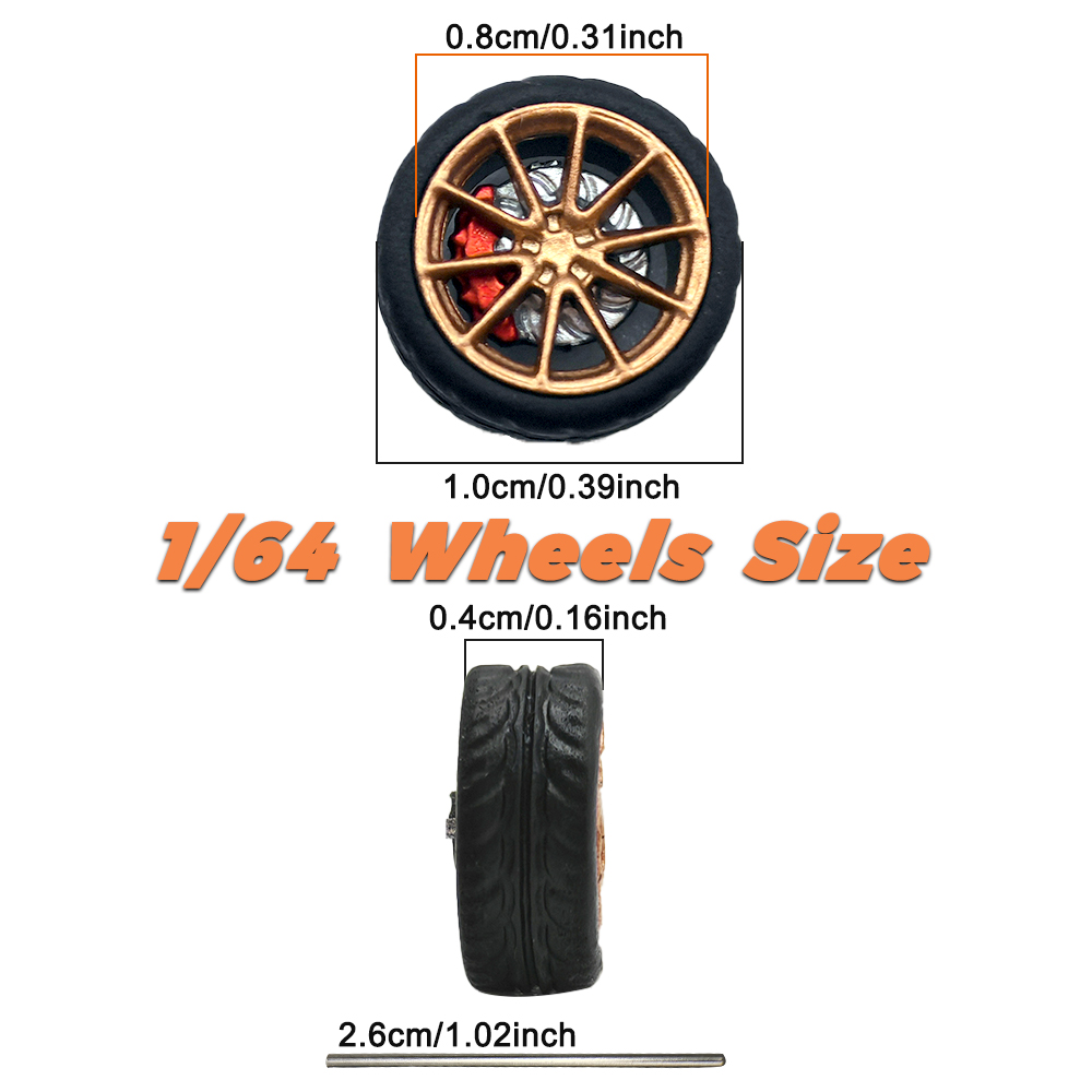 1/64 Model Car Wheels Tires 8  - Model Kit Cars ulasan dan harga