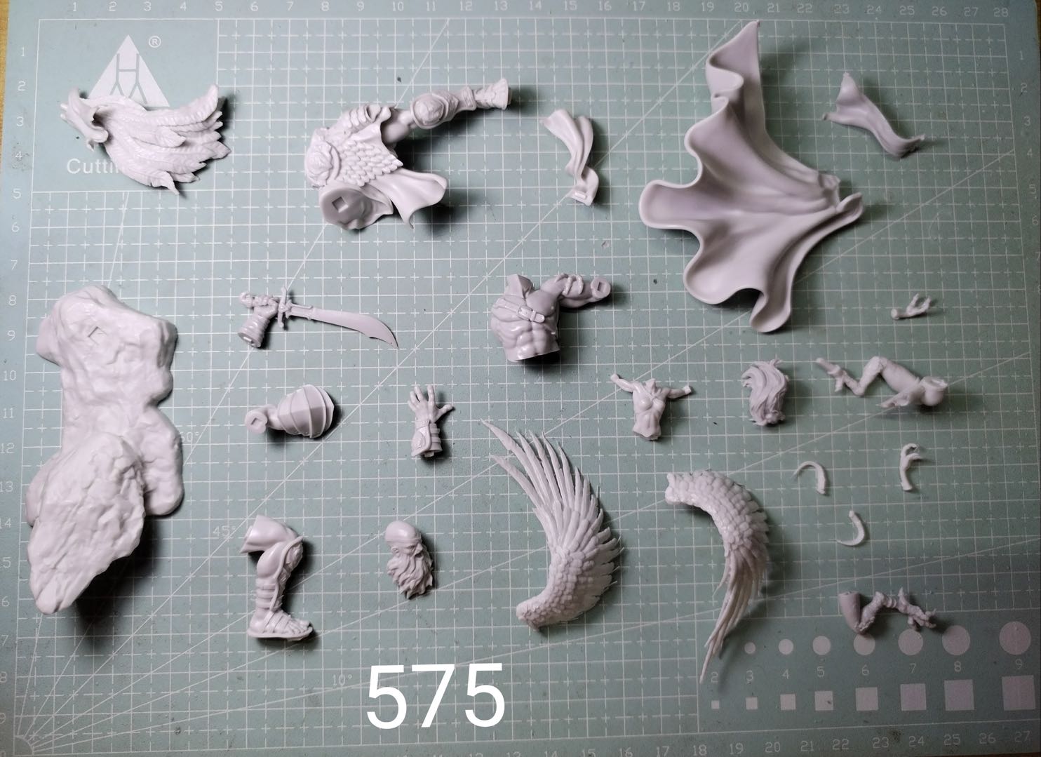 1/24 75mm Resin Figure Model K - Model Kit Vs Figure ulasan dan harga