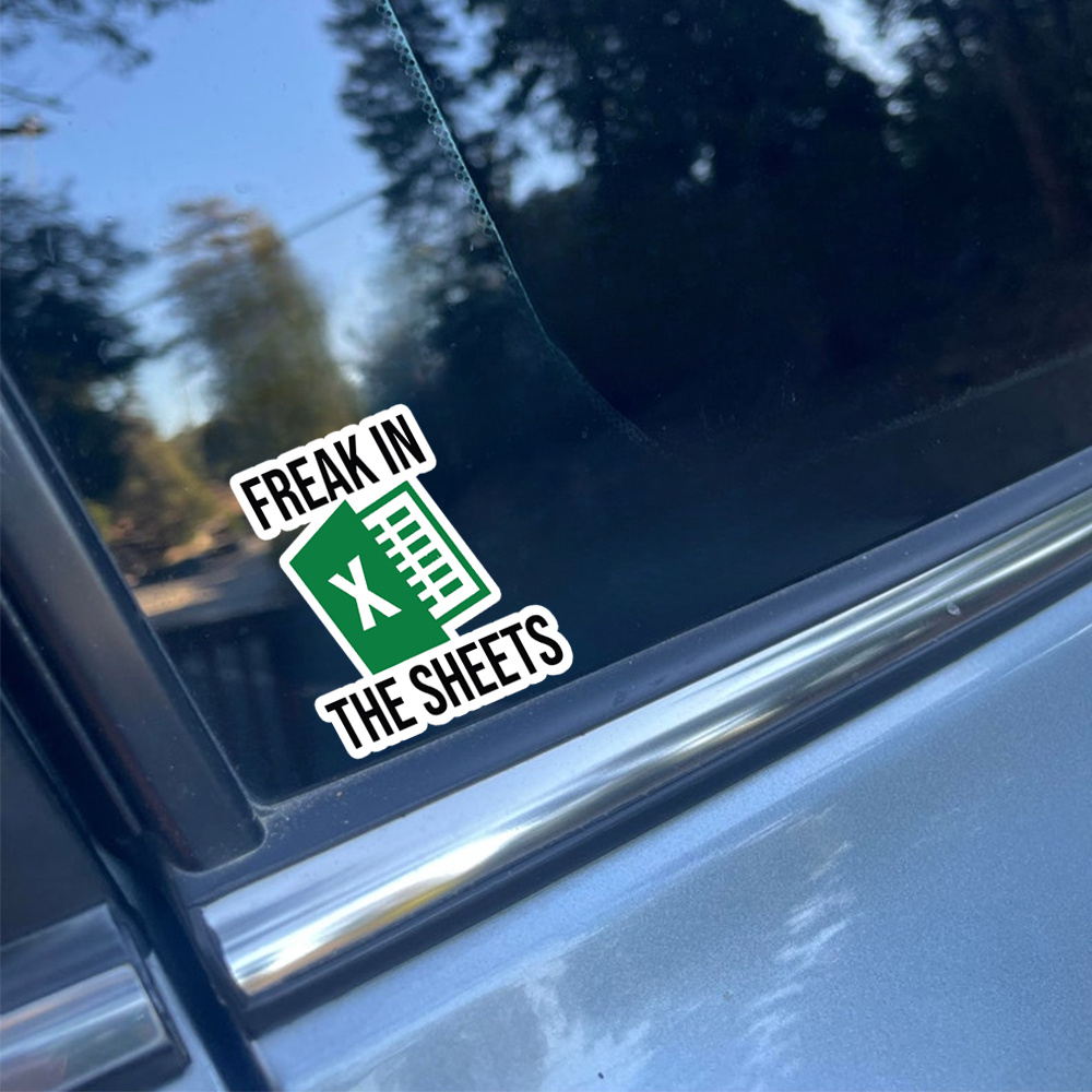 Freak In The Sheets Sticker, M - Waterslide Decal Paper ulasan dan harga