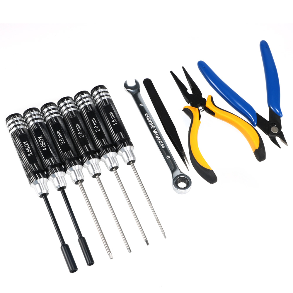 10PCS 10in1 FPV Drone RC Tool  - Model Kit Tool Set ulasan dan harga