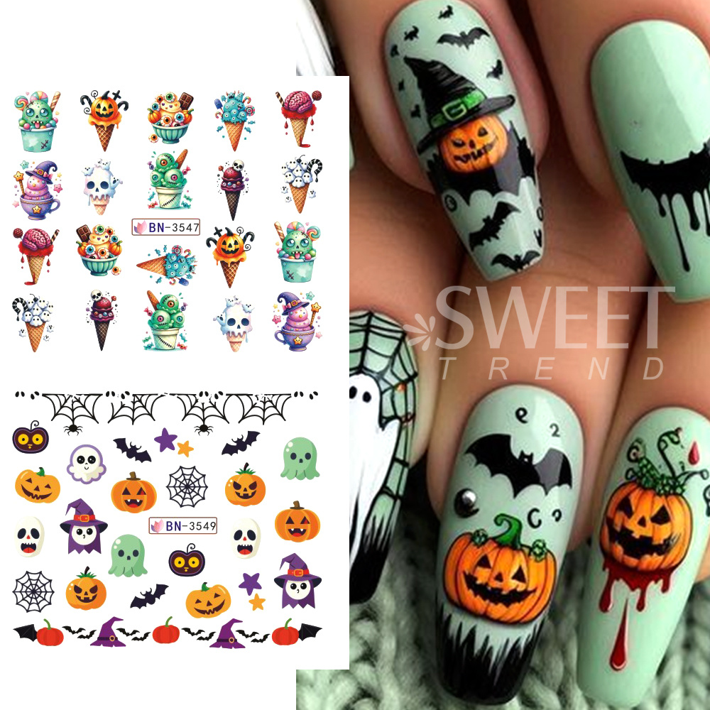 SWEET TREND-12 Design Hallowee - Waterslide Decal Paper ulasan dan harga