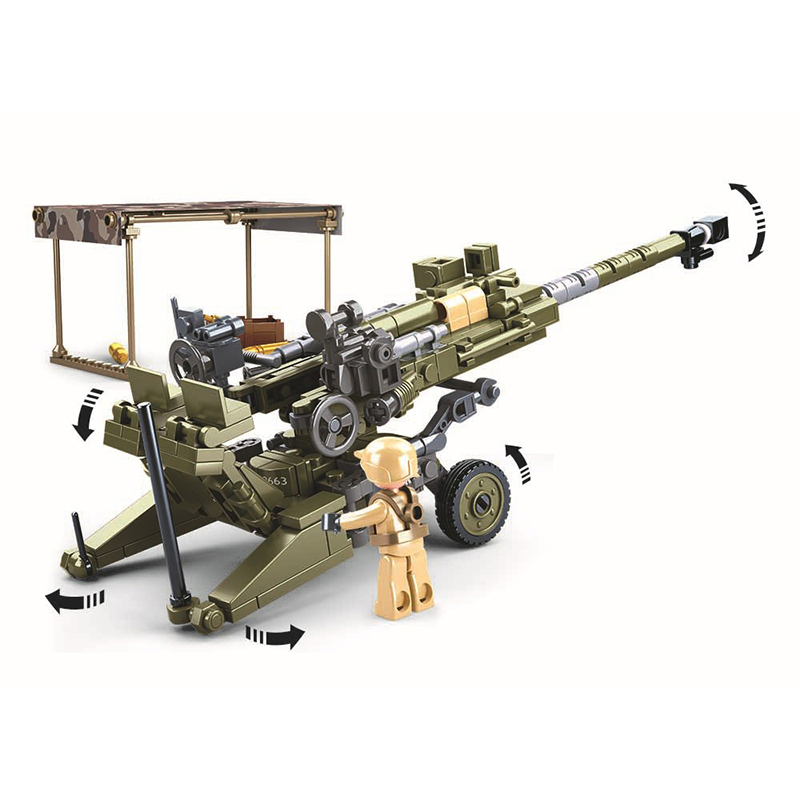 Military WW2 M777 Ultralightwe - Lego Set City ulasan dan harga