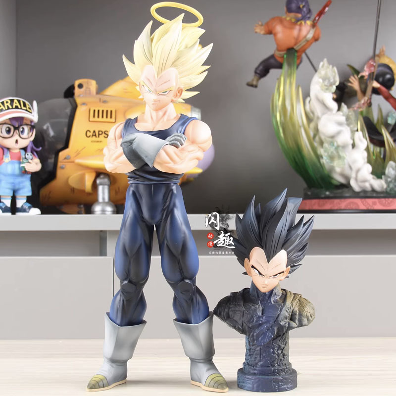 YJ Majin Vegeta Figurine with  - Model Kit Vegito ulasan dan harga