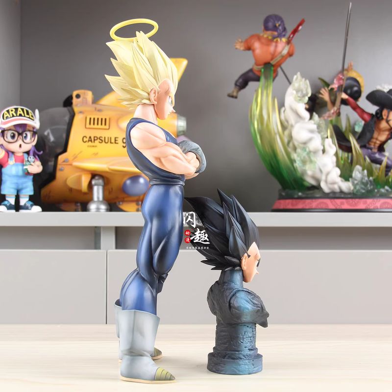 YJ Majin Vegeta Figurine with  - Model Kit Vegito ulasan dan harga