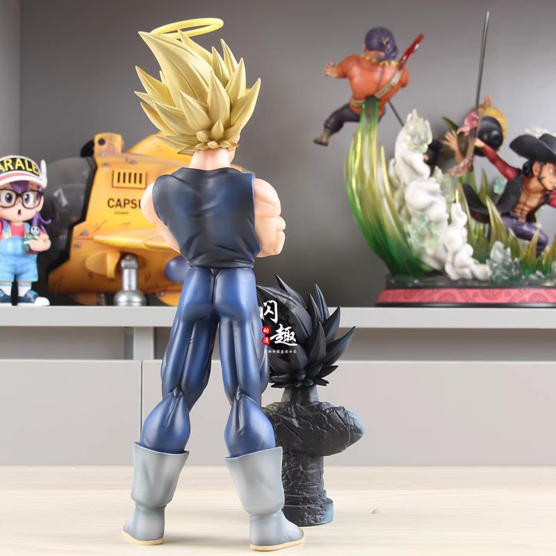 YJ Majin Vegeta Figurine with  - Model Kit Vegito ulasan dan harga