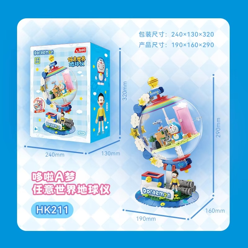 JAKI Doraemon Licensed Globe B - Model Kit Box ulasan dan harga