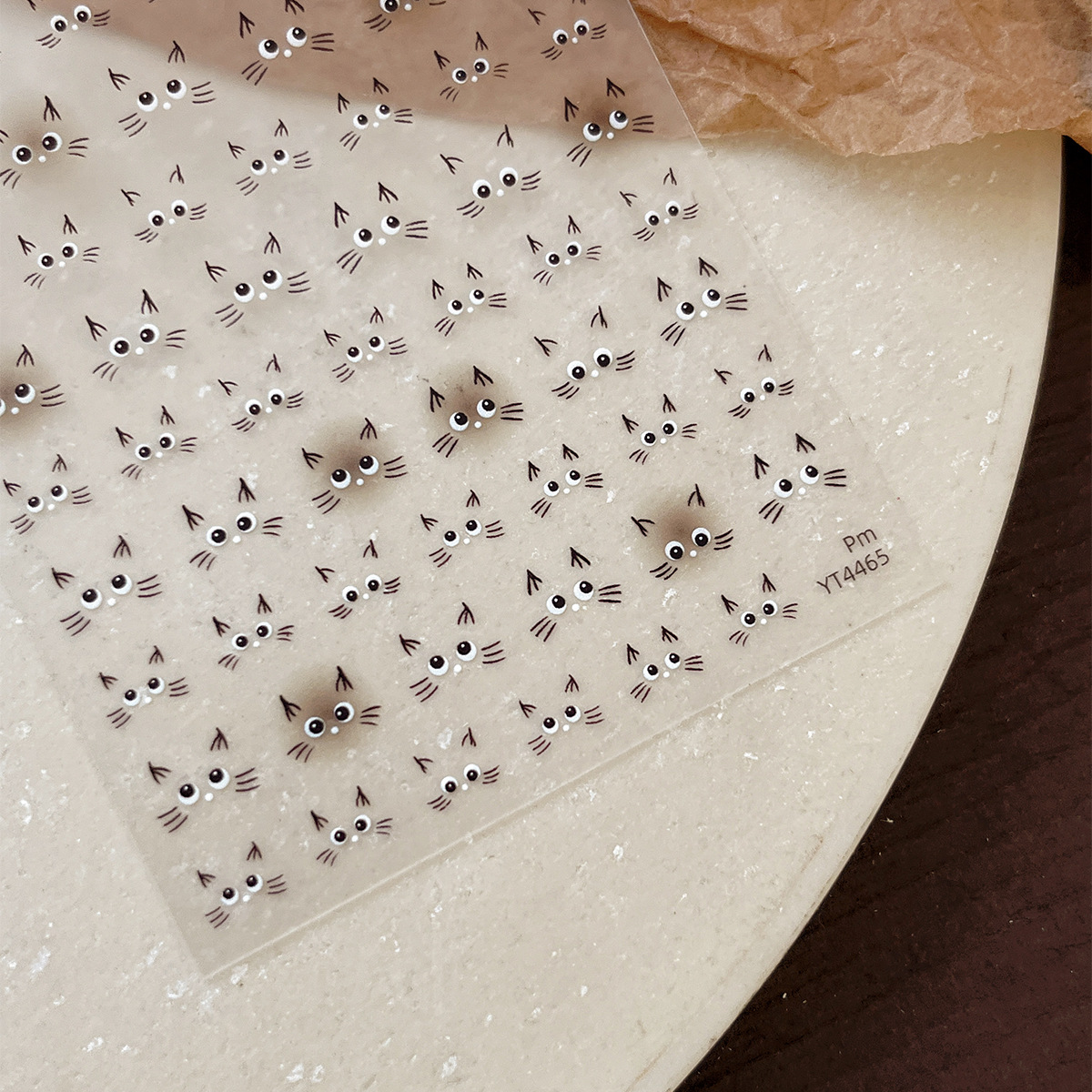 Cute Cat Nail Sticker Water De - Waterslide Decal Paper ulasan dan harga